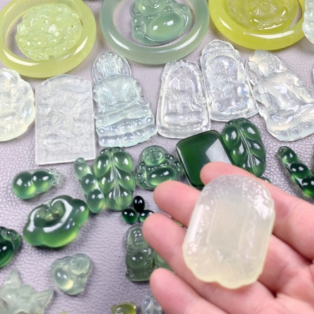 【闪购商品】蛇纹石玉岫玉未镶嵌