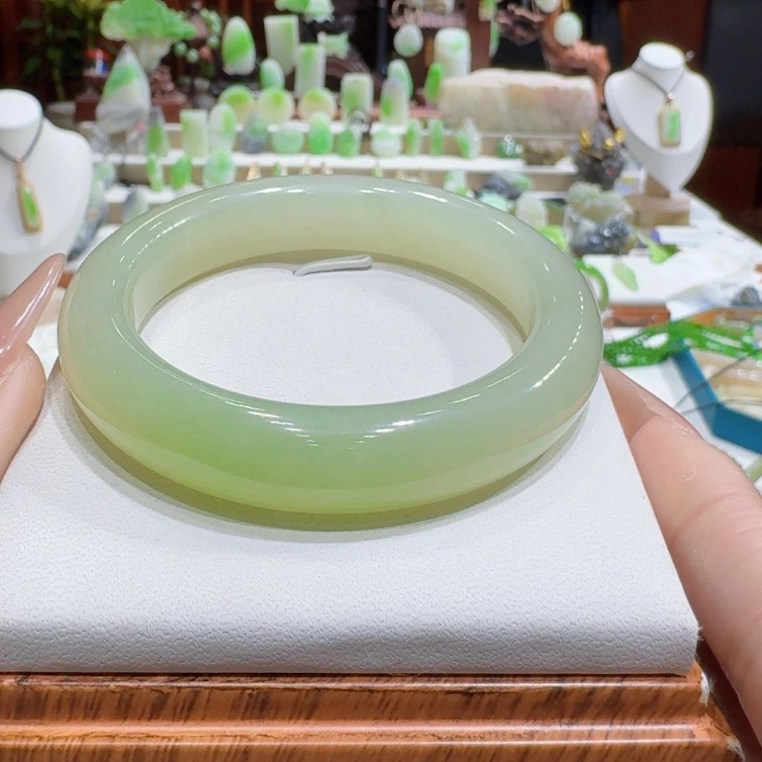 和田玉翠青55.2未镶嵌