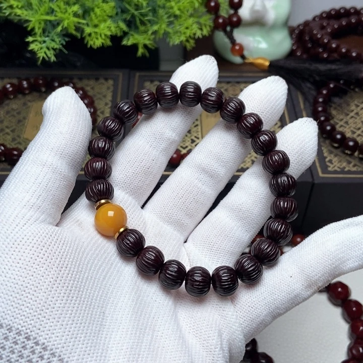 核桃手串/手链用****6猴头玉华串