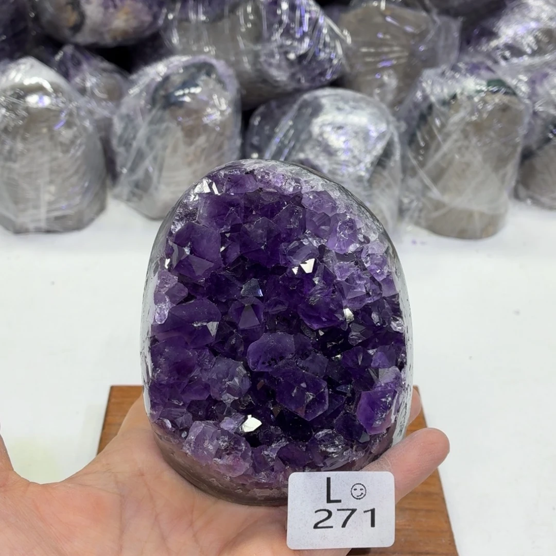 摆件水晶未镶嵌天然紫水晶