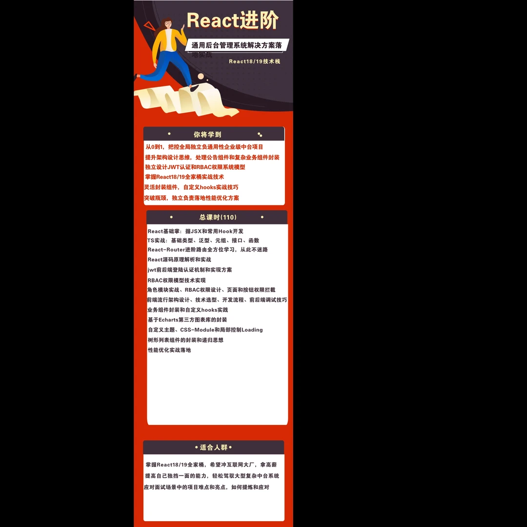 React18/19进阶项目实战（大厂真实项目实践落地，冲大厂拿高薪）