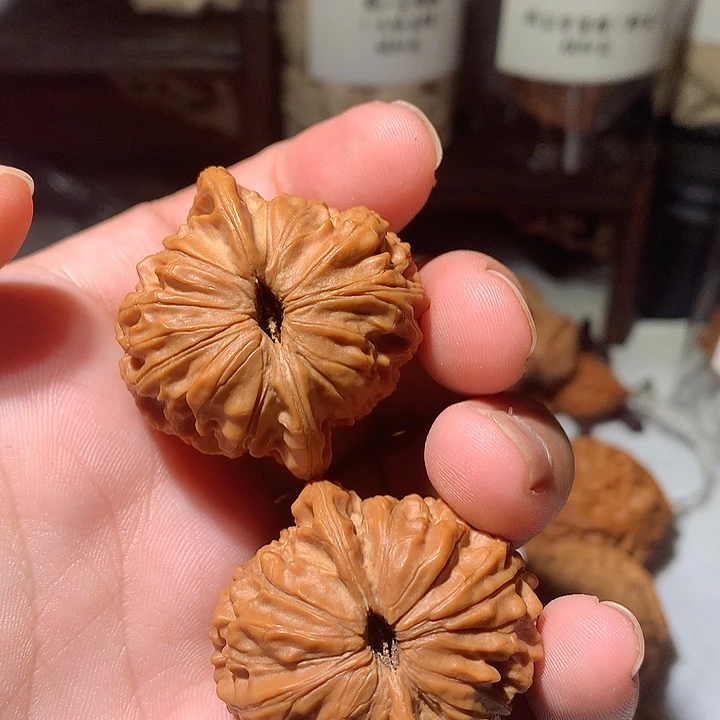 把件文玩核桃荷叶底