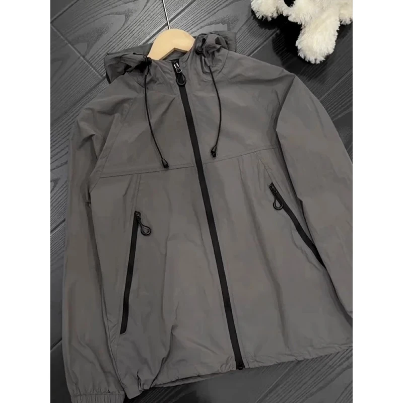 夏季薄款冰川灰upf50+防晒衣男女户外防紫外线钓鱼服防晒冲锋外套