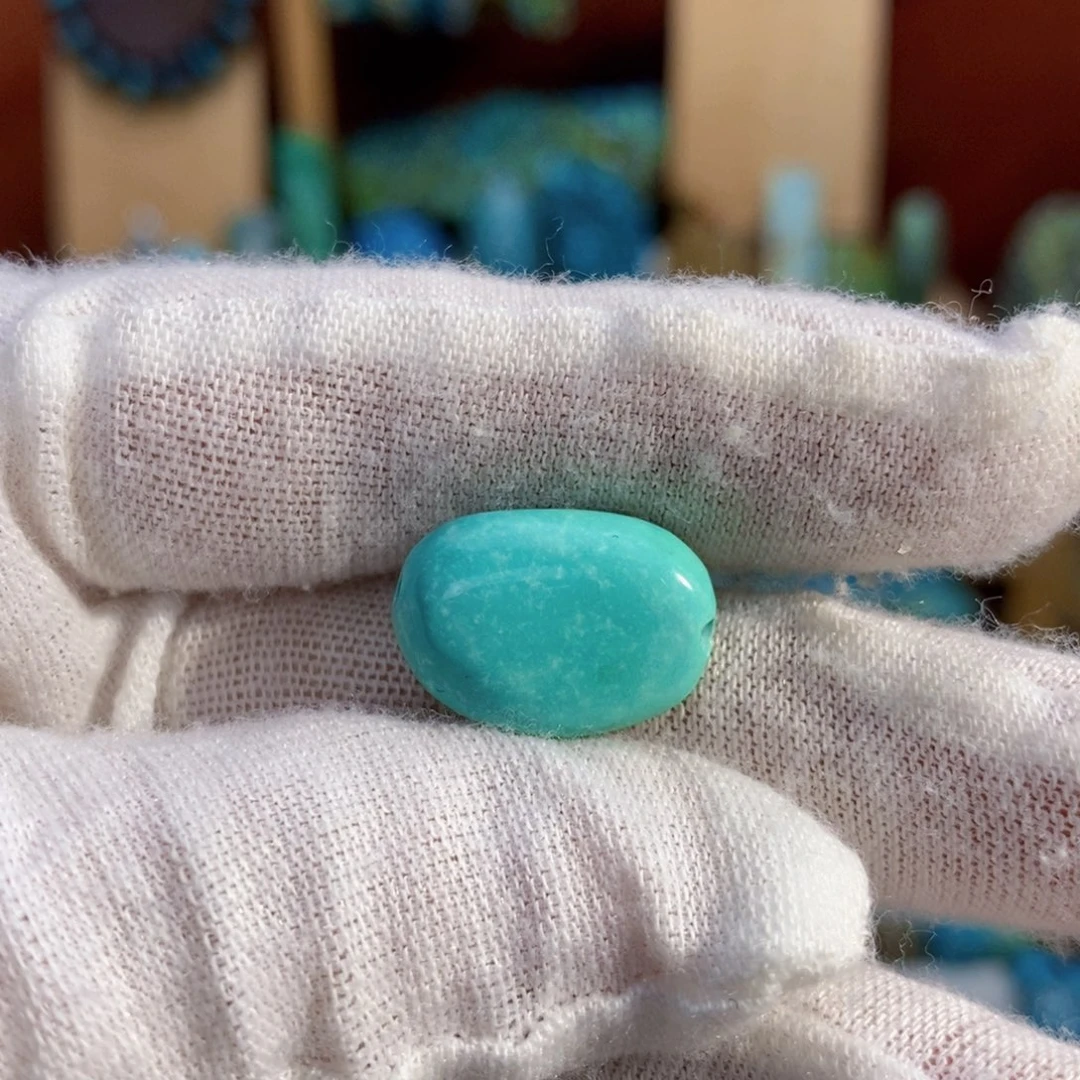 定制绿松石高瓷玉化豆