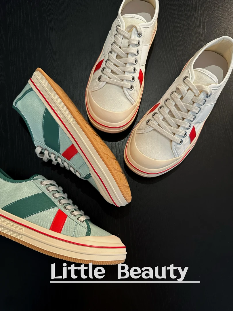 【小美家】撞色百搭帆布鞋