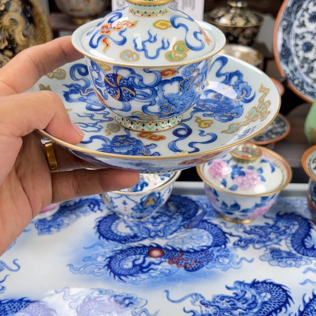 j***o瓷片景德镇手工手绘陶瓷