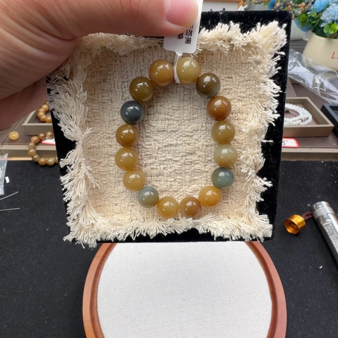 和田玉未镶嵌手链卡12特色楼兰，2-3