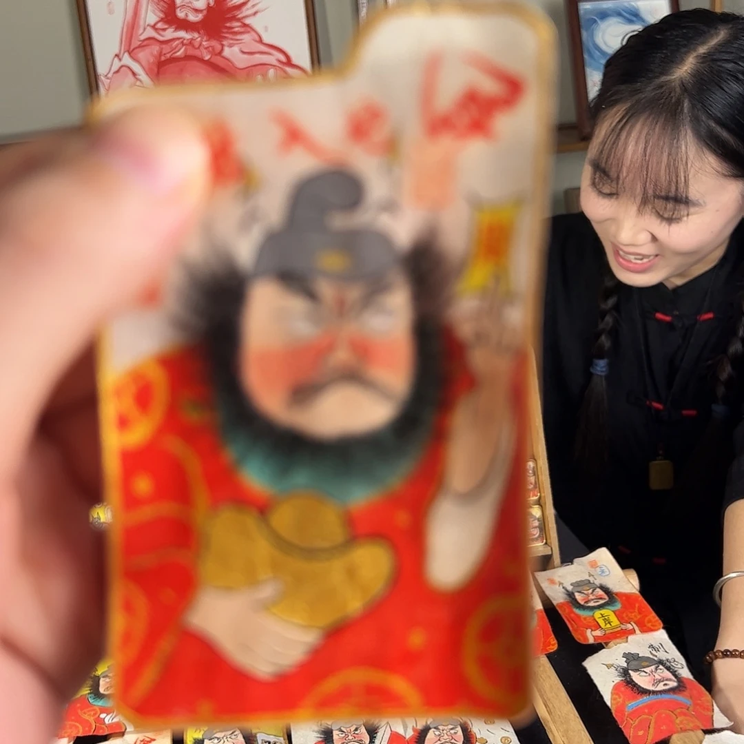 用***户纯手绘钟馗文创画