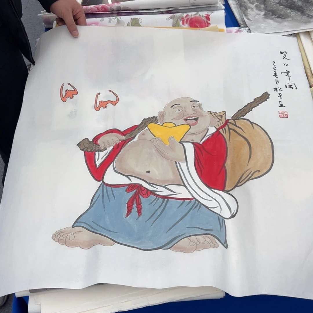 国画宣纸纯手绘字画