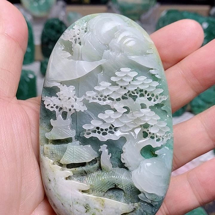 未镶嵌独山玉颈饰