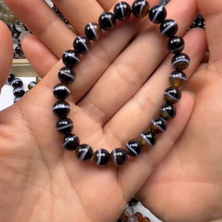 玛瑙/玉髓未镶嵌手链