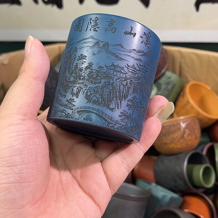 茶杯紫砂全手工紫砂主人杯