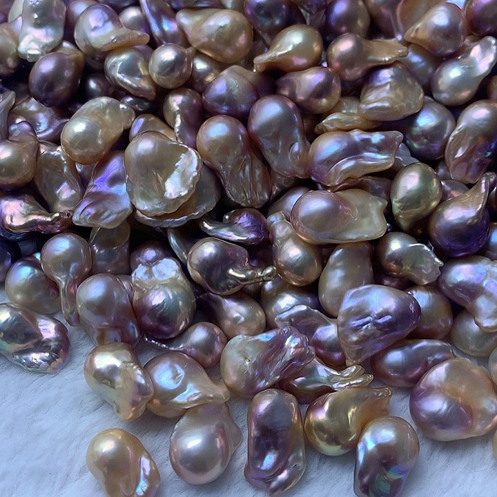 淡水珍珠耳饰银S925镶嵌刘*