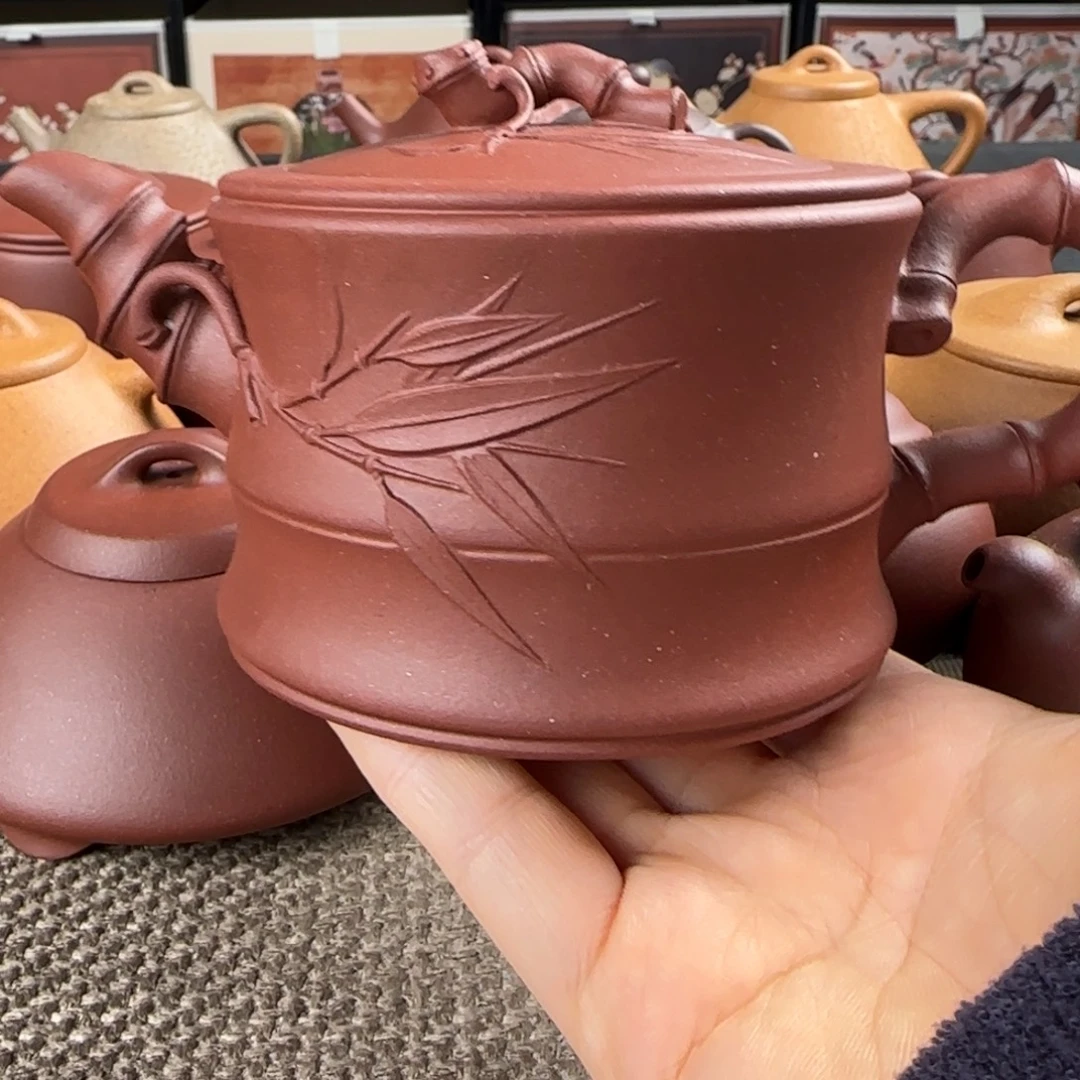 *****紫砂茶壶微瑕竹段