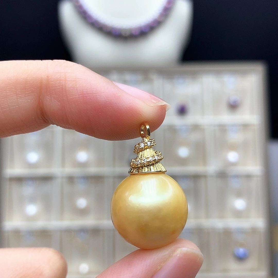 合金淡水珍珠颈饰