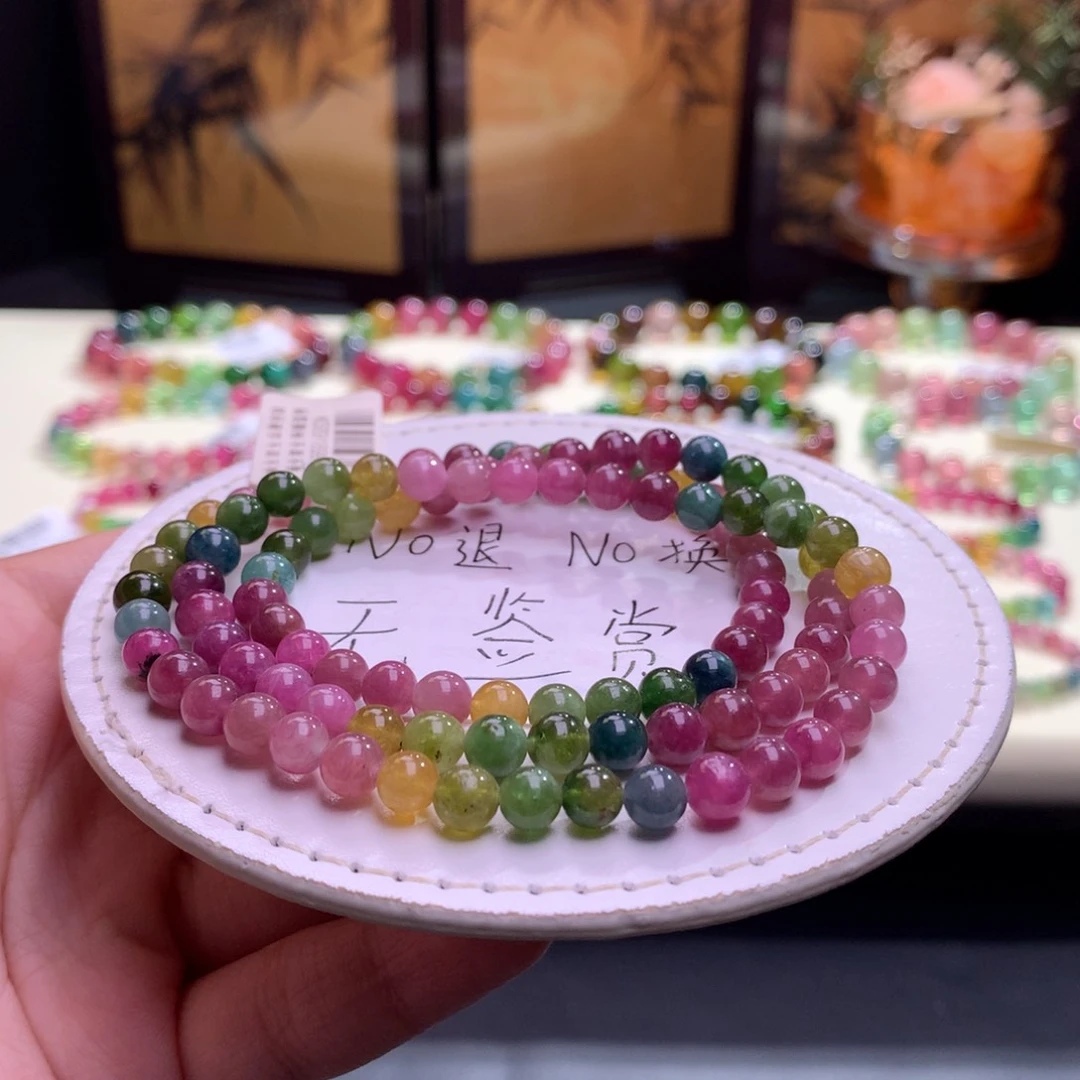 未镶嵌手链碧玺不退换