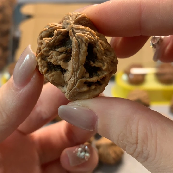 铭***尘文玩核桃把件异形单只