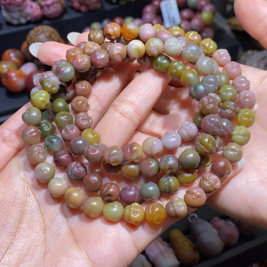 【闪购商品】未镶嵌手链玛瑙/玉髓会**鱼盐源玛瑙