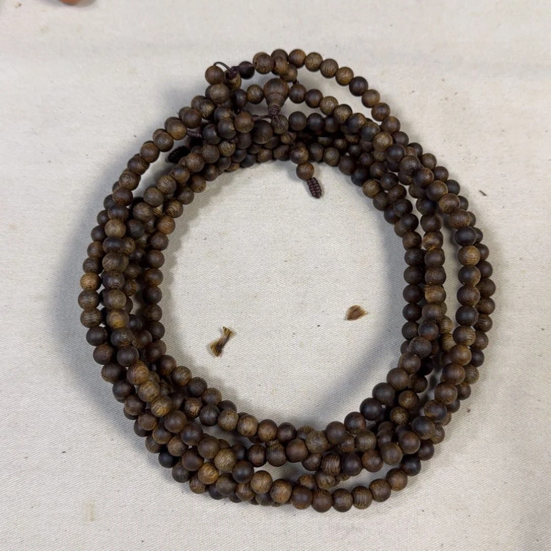 沉香手串绿奇楠多圈约0.6-15多样性发一条