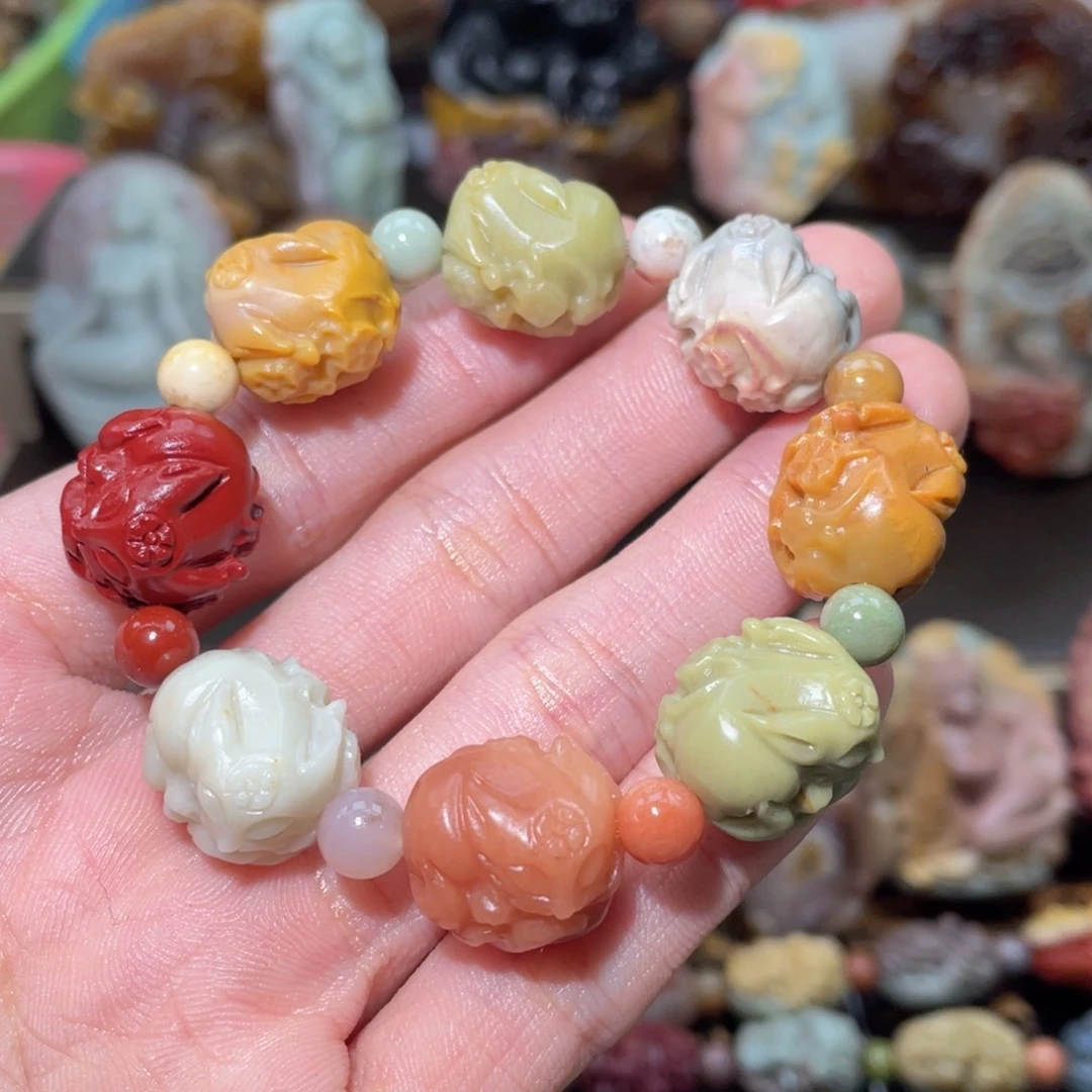 石英质玉未镶嵌手串