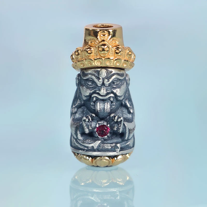 吊坠925银  古法银扎基拉姆配件-多样性发其一