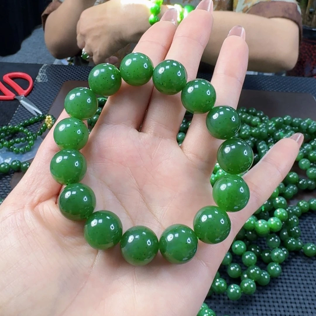 手链未镶嵌和田玉（碧玉）卡14