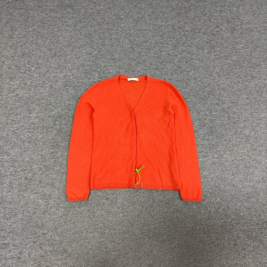 99新 AMIPARIS maxmara 橘色羊绒开衫M码