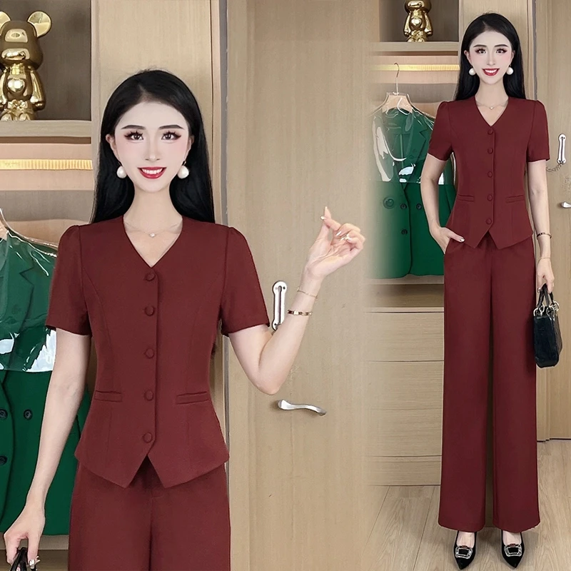 夏装搭配一整套轻熟高级感气质名媛法式2025新款女士套装DY399