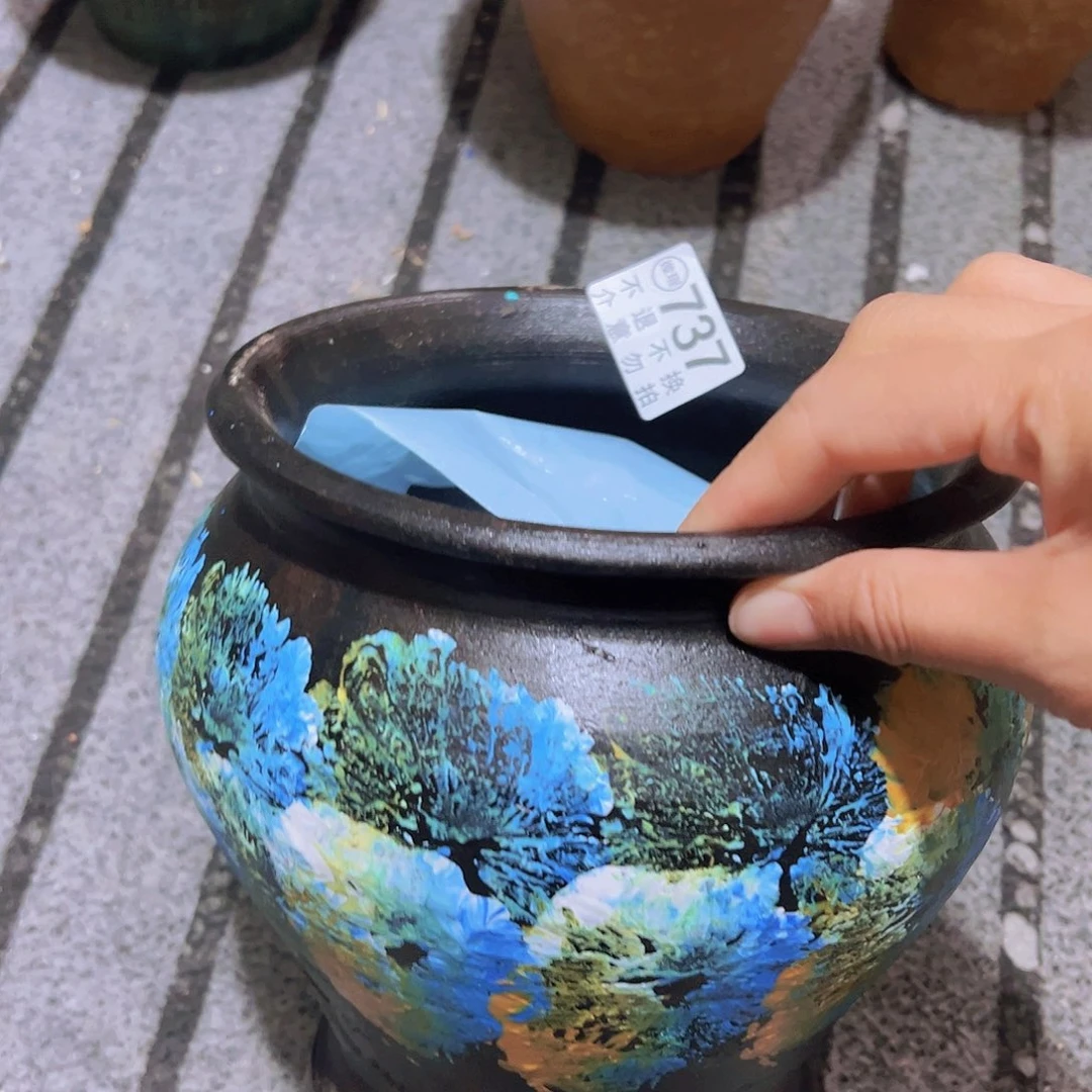 737蓝色烟花有孔发货