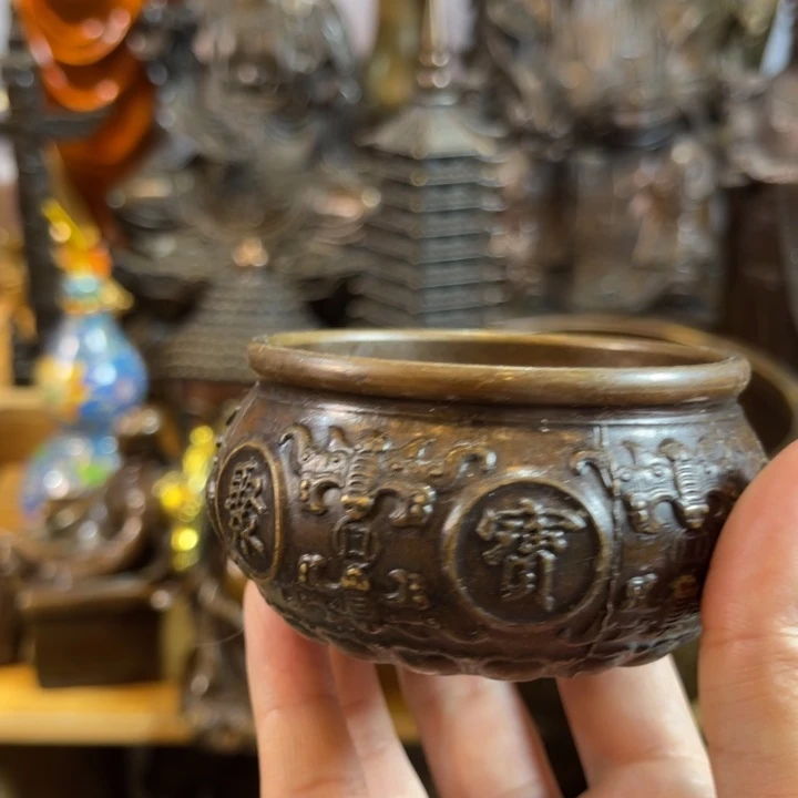 黄铜案台摆件物品摆件