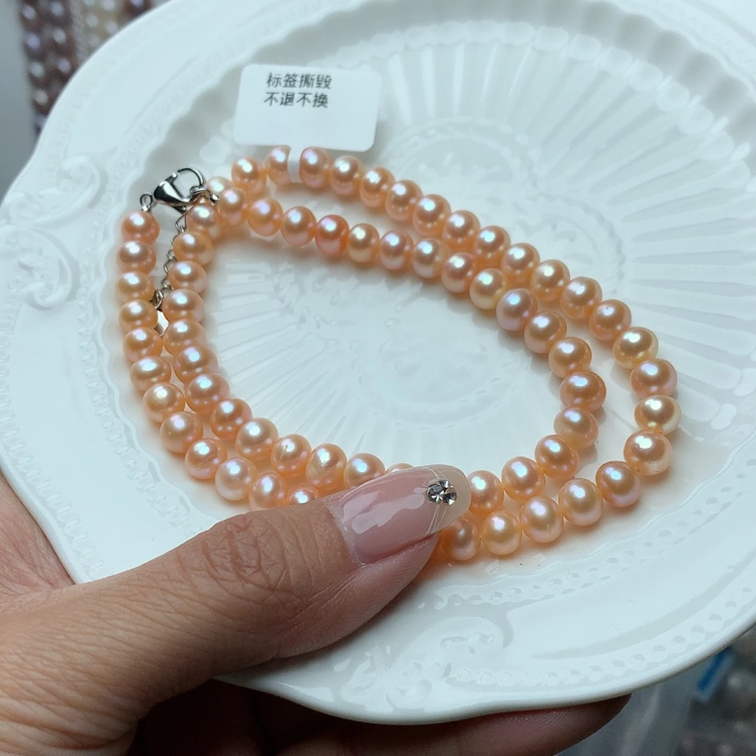 淡水珍珠6-7未镶嵌n84项链