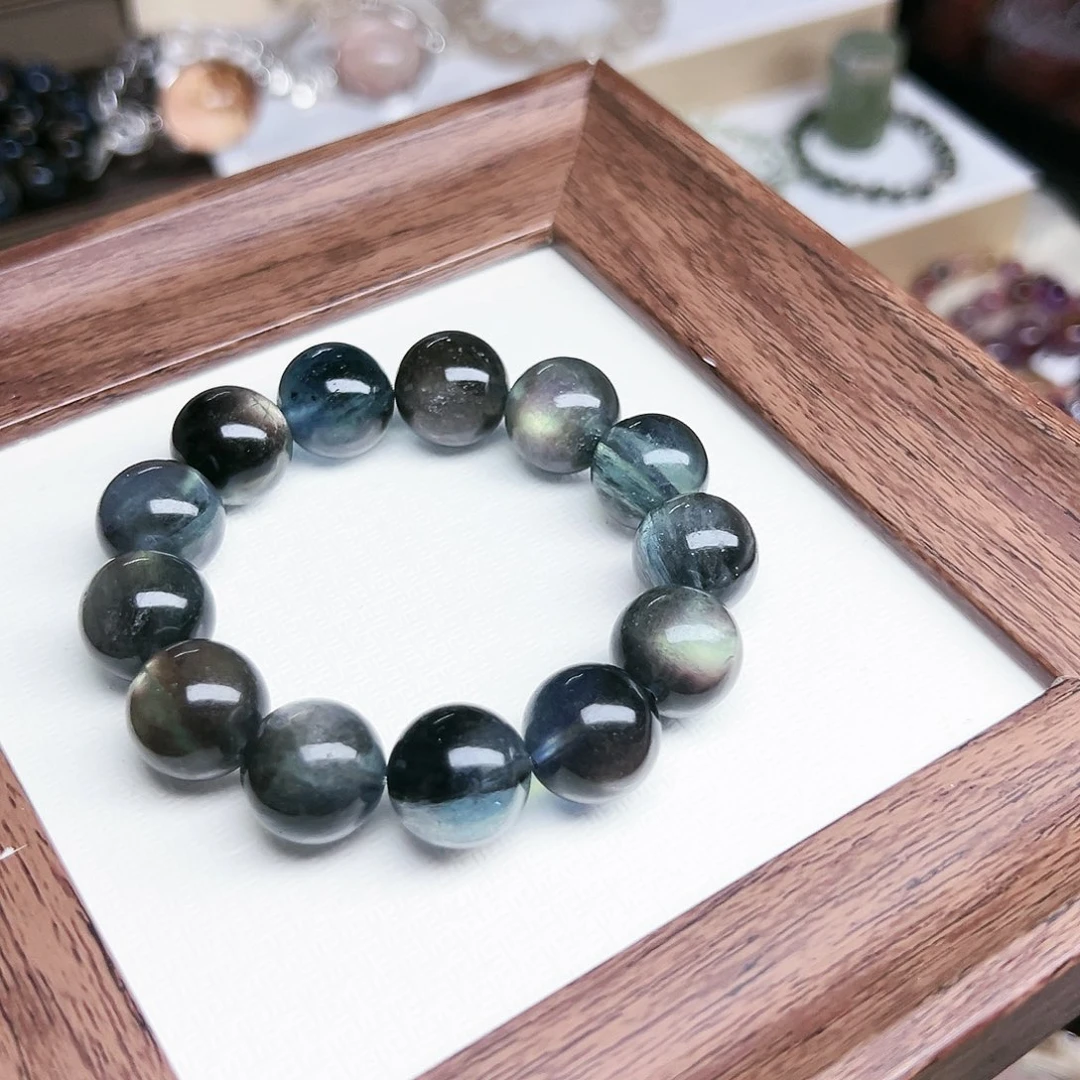 海蓝宝石手链未镶嵌T*o海蓝宝