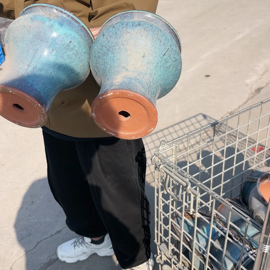 红陶养养花盆0224-1077