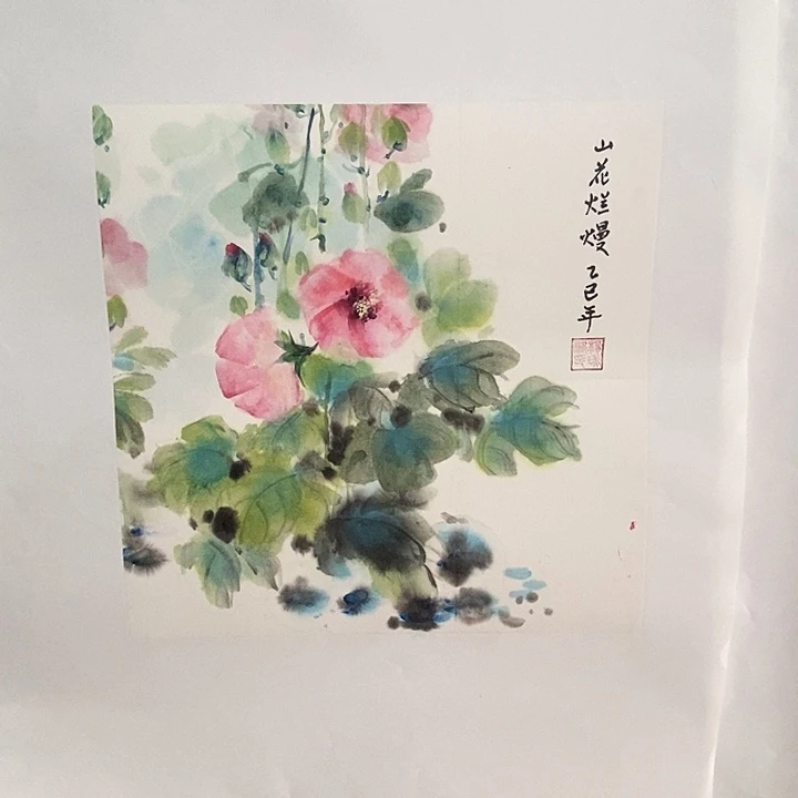 国画手绘花鸟小品