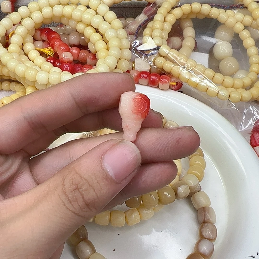 驼骨手串/手链73血沁喜璇三通每一颗不一样