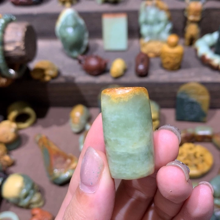 岫岩河磨玉（透闪石质玉）未镶嵌挂件