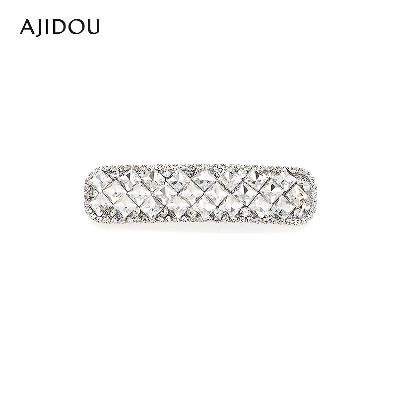 AJIDOU阿吉豆发饰女精致发夹大鸭嘴夹简约时尚侧边夹头饰小众夹子