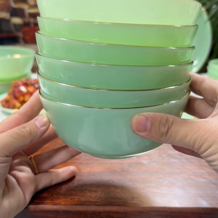 景德镇高端玉瓷套装碗盘单品
