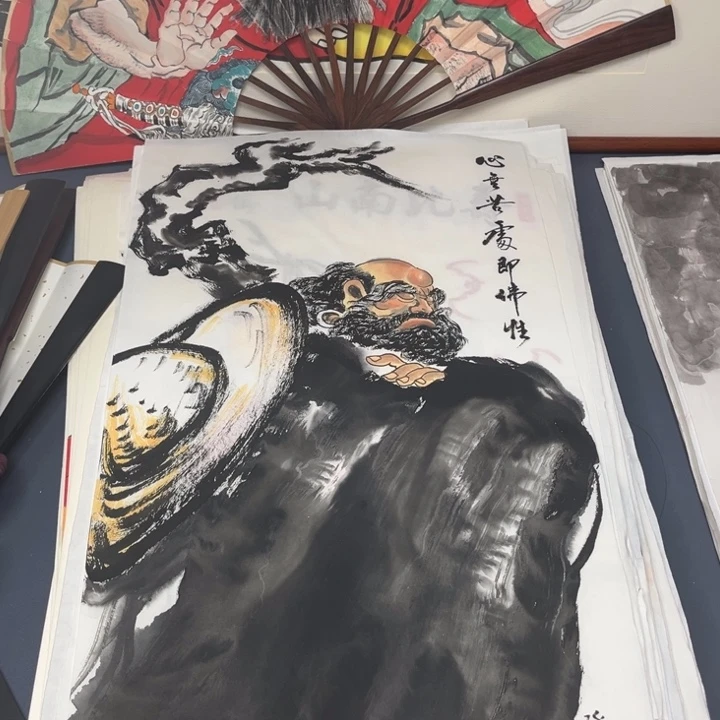 国画结缘纯手绘国画书法禅意作品