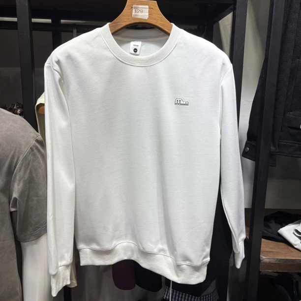 长袖圆领男秋冬男士纯色圆领卫衣修身型秋冬常规86606