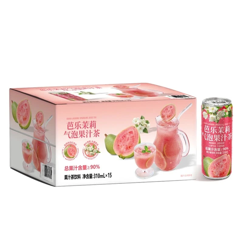 DRINKSBA 芭乐茉莉气泡果汁茶 310ml*15