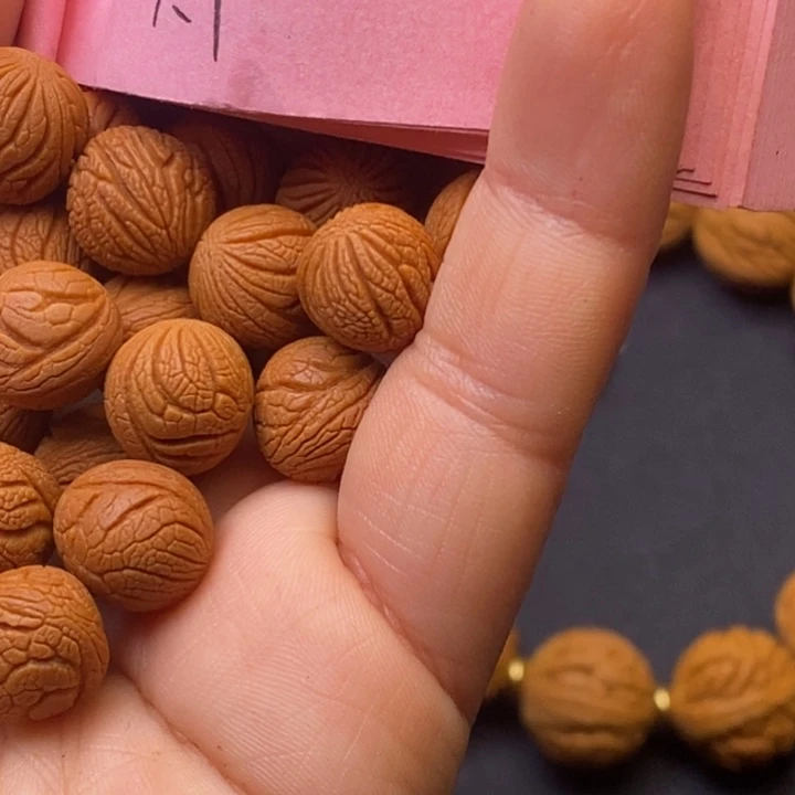 秦岭龙纹桃核21颗