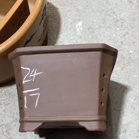 紫砂花盆手工制作