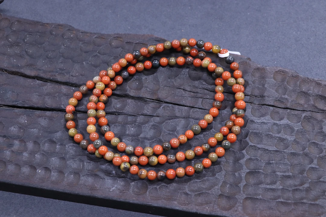 原矿无优化南红黄绿皮包浆多圈5mm左右有坑裂慎拍