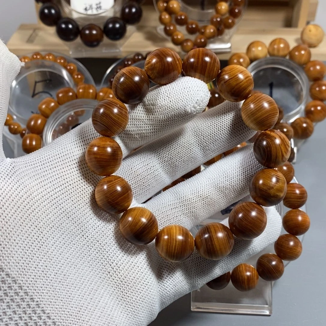 柏木（崖柏）手串/手链微瑕太行陈化崖柏手串红油