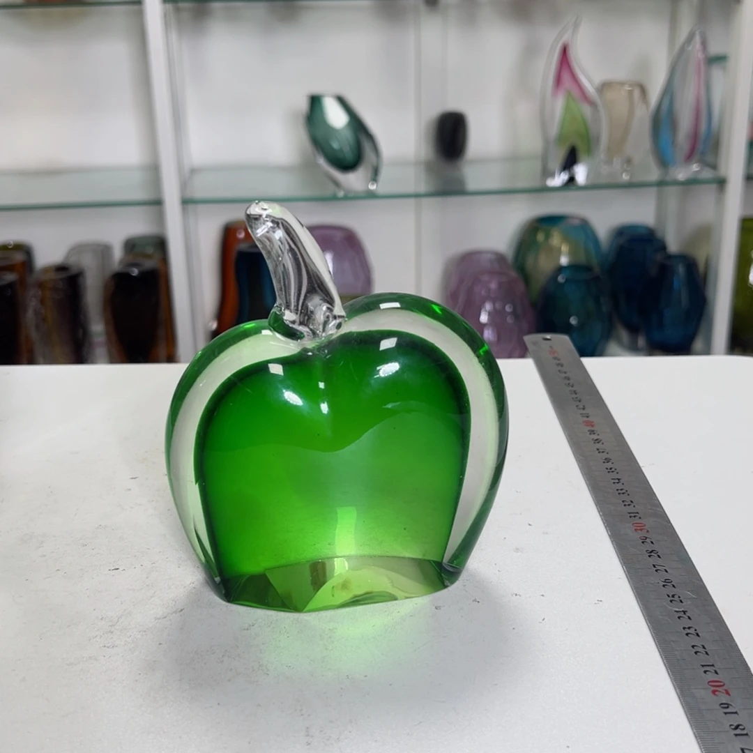 幻彩琉璃花瓶花器纯手工高度13微瑕