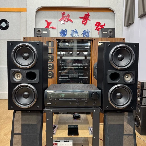 8新  索尼6.5寸书架音箱加马兰士功放3件套，运费自理