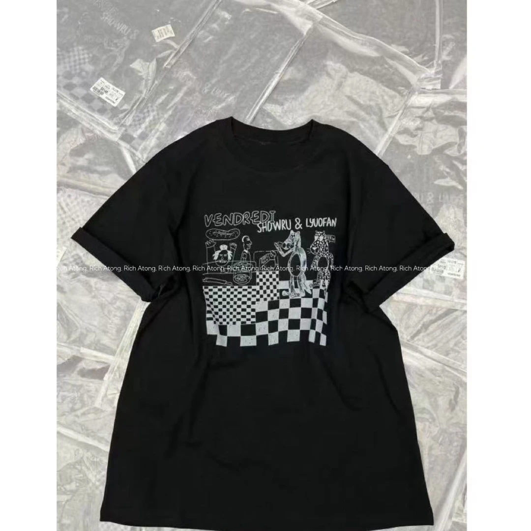 atong/阿彤-【棋盘T】-Rich Atong深圳欧货GH重磅T 短袖0614-06