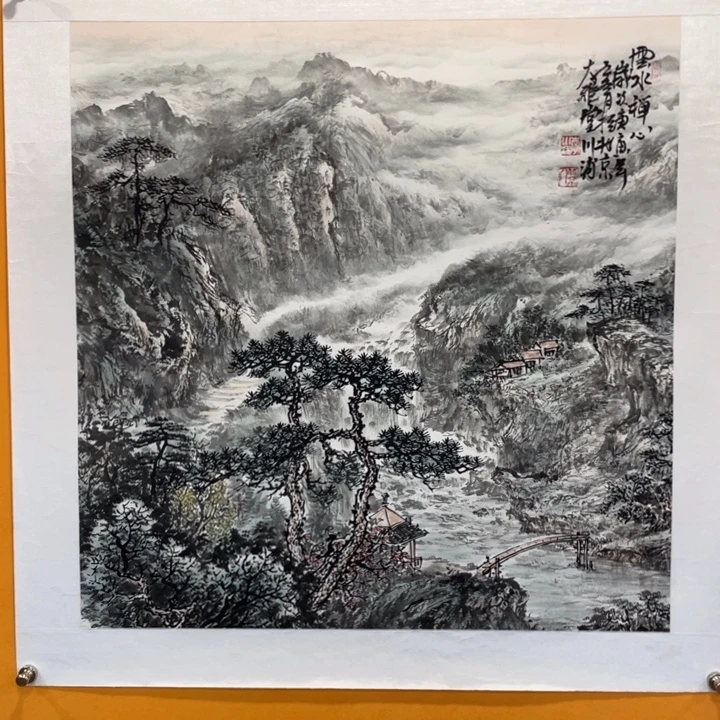 国画李川浦精品山水画