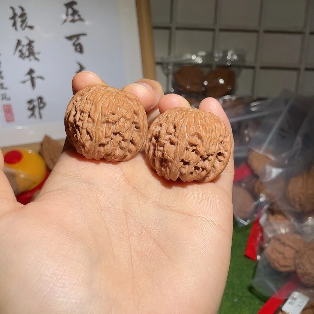 文玩核桃把件40正磨